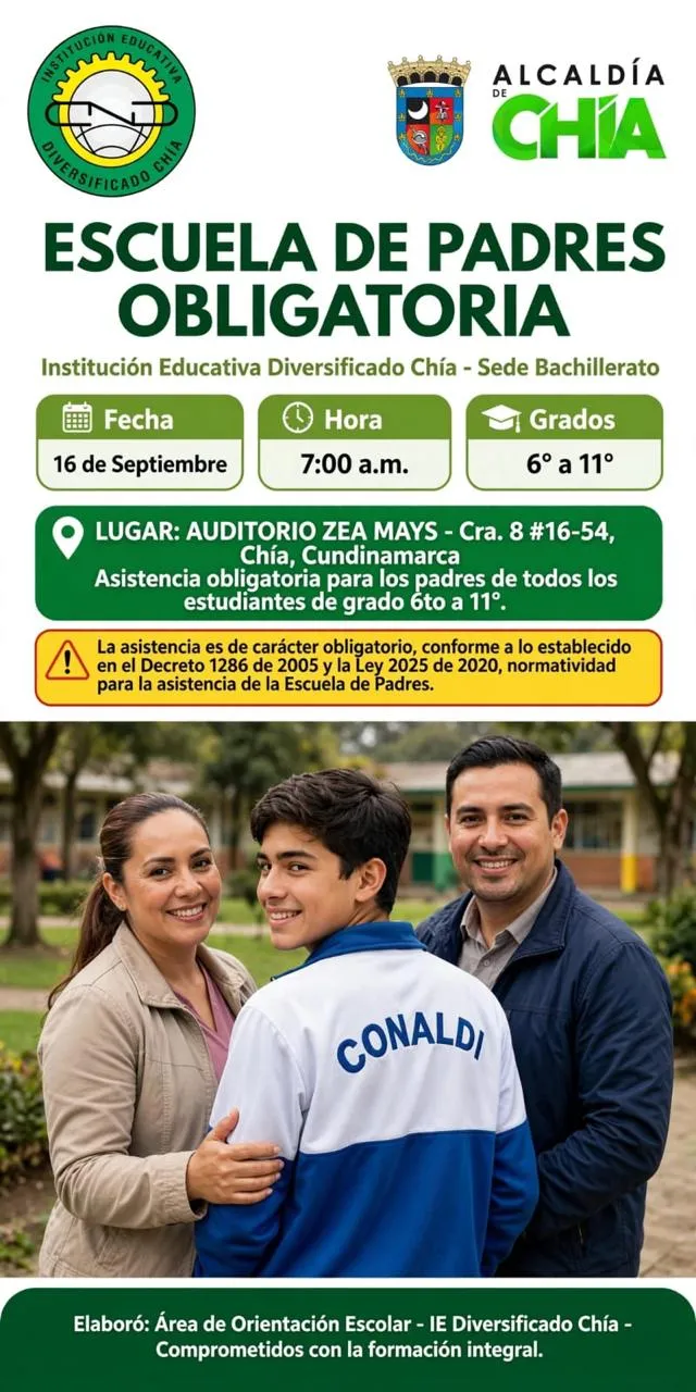 Citación Escuela de Padres 2026